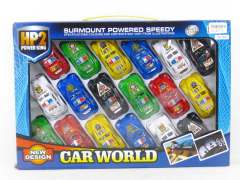 Pull Back Police Car(18in1) toys