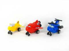 Pull Back Airplane(3S3C) toys