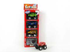 Pull Back Cross-country Car(4in1) toys