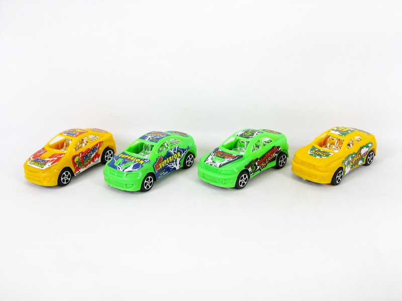 Pull Back Car(4in1) toys