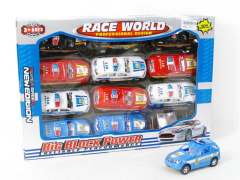 Pull Back Police Car(12in1) toys