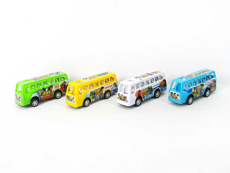 Pull Back Bus(4in1) toys
