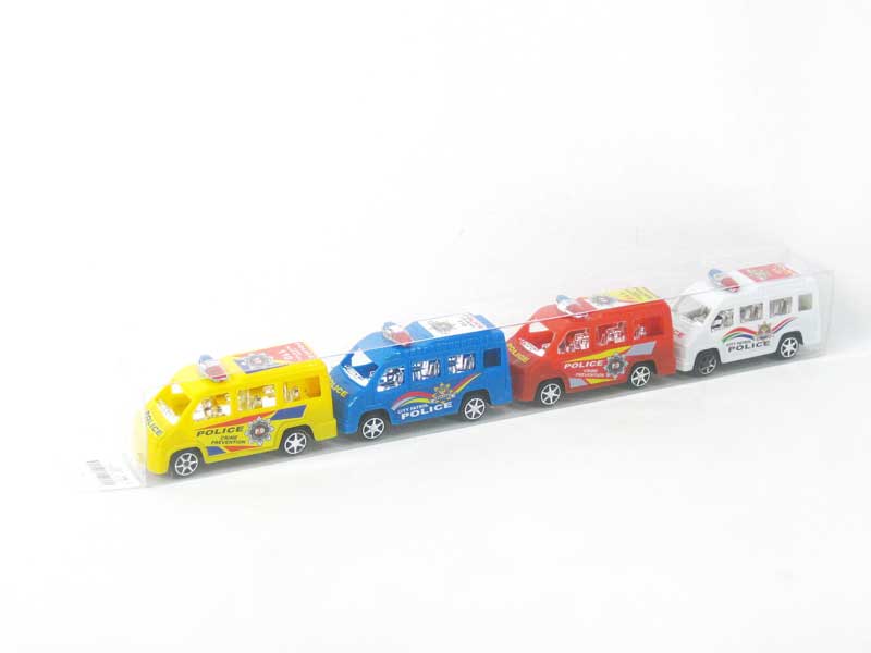 Pull Back Police Car(4in1) toys