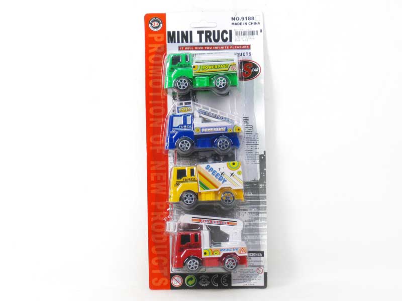 Pull Back Car(4in1) toys