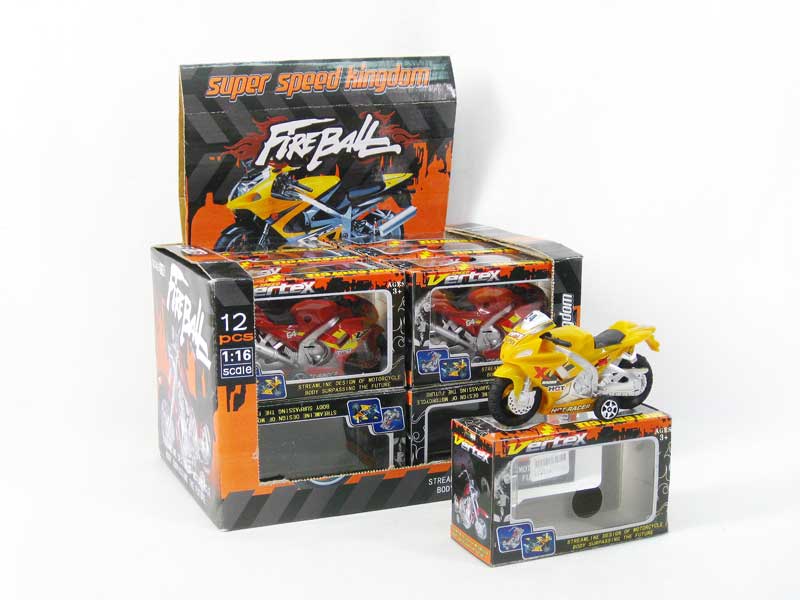 Pull Back Motorcycle W/IC(12in1) toys