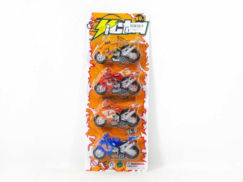 Pull Back Motorcycle(4in1) toys