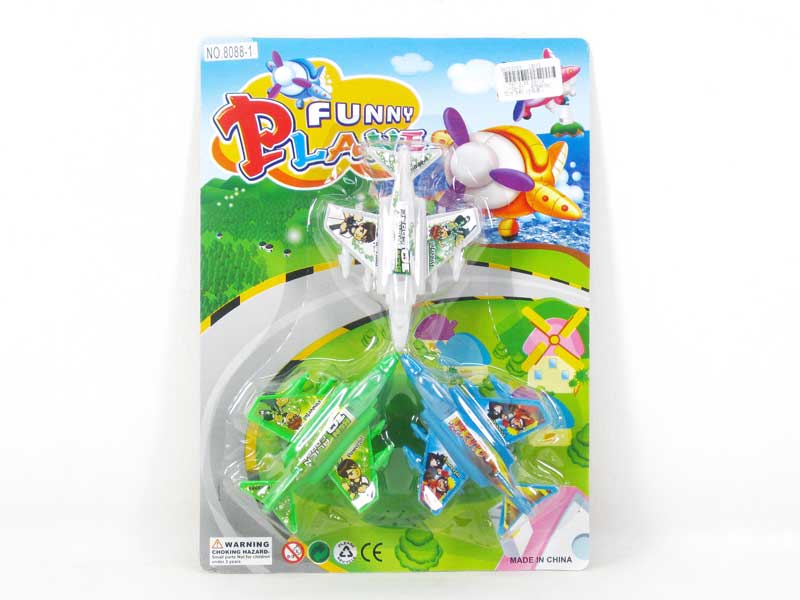 Pull Back Airplane(3in1) toys
