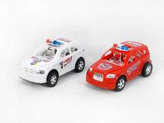 Pull Back Police Car(4C)