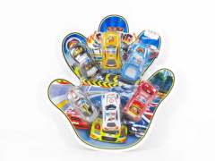 Pull Back Police Car(6in1) toys