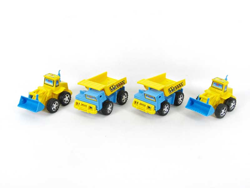 Pull Back Construction Truck(4in1) toys