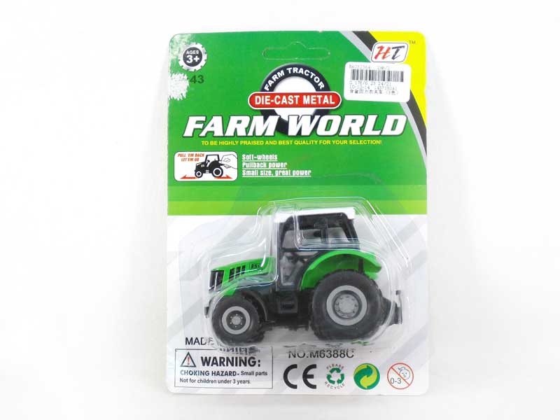 Die Cast Farmer Car Pull Back(3C) toys