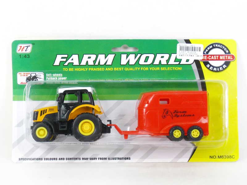 Die Cast Farm Truck Pull Back(4S3C) toys