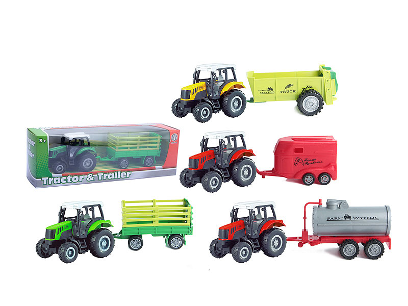 Die Cast Farm Truck Pull Back(4S3C) toys