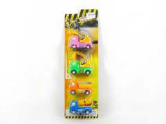 Pull Back Construction Truck(4in1) toys