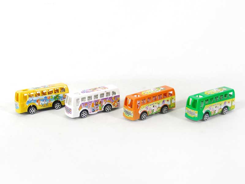 Pull Back Bus(2S4C) toys
