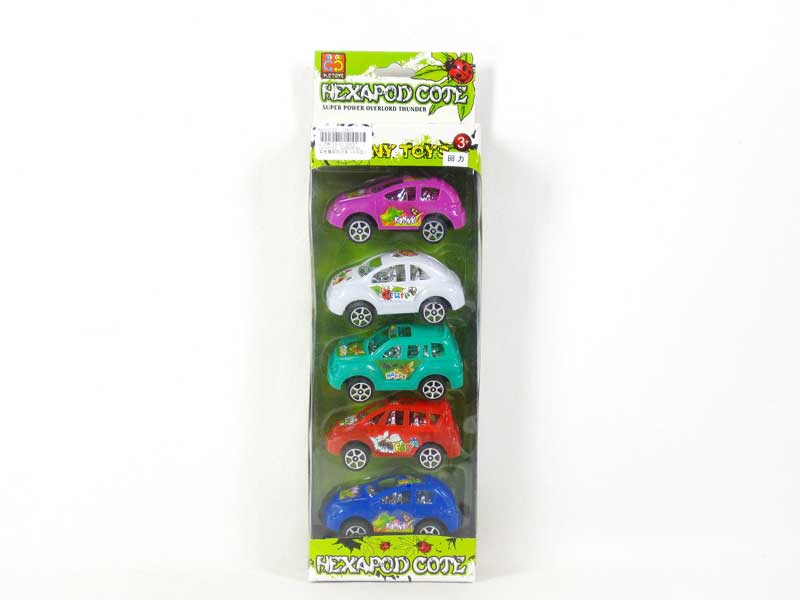 Pull Back Car(5in1) toys