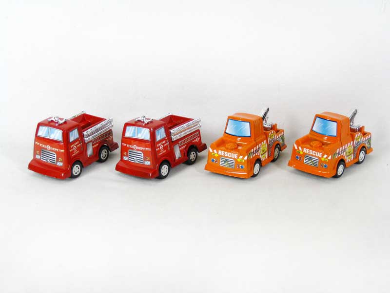 Pull Back Fire Engine(4in1) toys