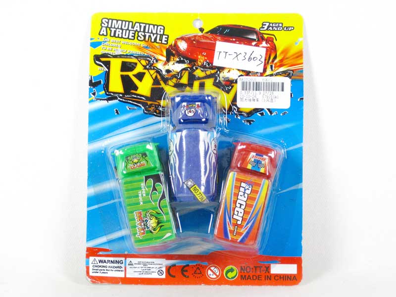 Pull Back Car(3in1) toys