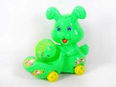 Pull Back Rabbit W/Bell(2C) toys