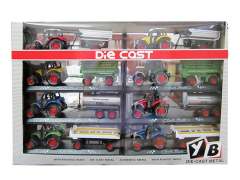 Die Cast Farm Car Pull Back