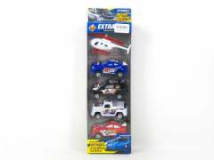 Pull Back Racing Car & Plane(5in1)