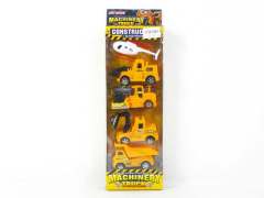 Pull Back Construction Truck & Plane(5in1)