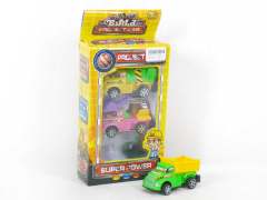 Pull Back Construction Truck(3in1) toys