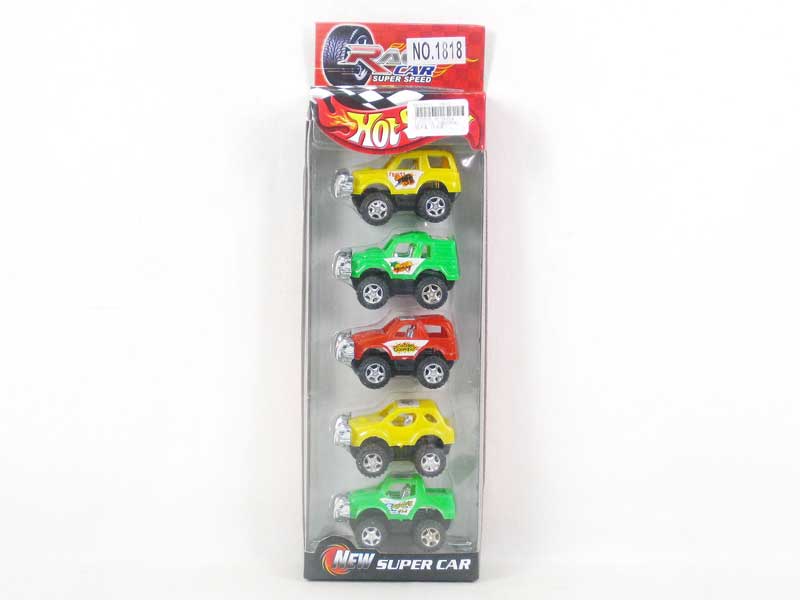 Pull Back Car(5in1) toys