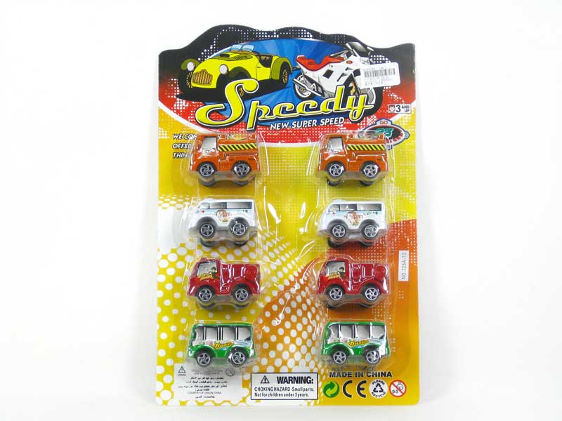 Pull Back Car(8in1) toys