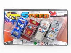 Pull Back Police Car(4in1) toys