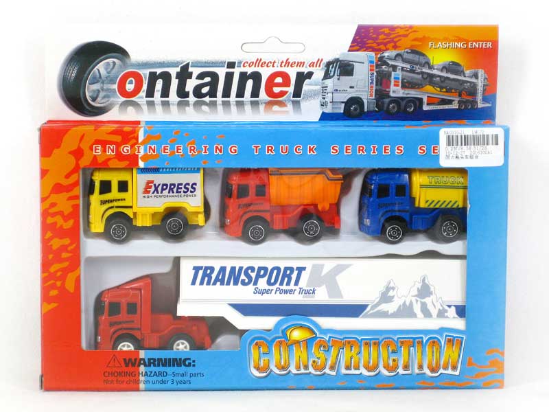 Pull Back Tow Truck Set toys