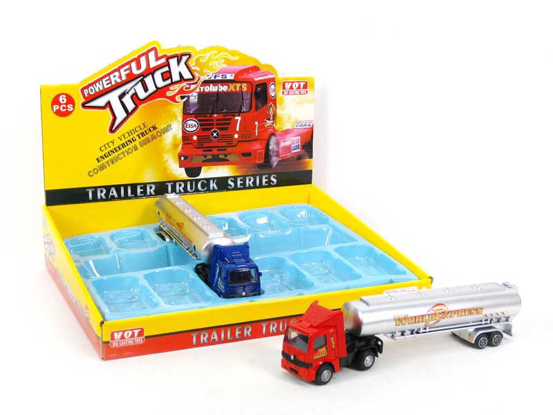 Die Cast Truck Pull Back(6in1) toys