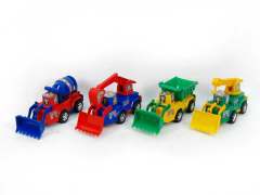 Pull Back Construction Truck(4S4C) toys