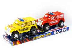 Pull Back Police Jeep(2S) toys