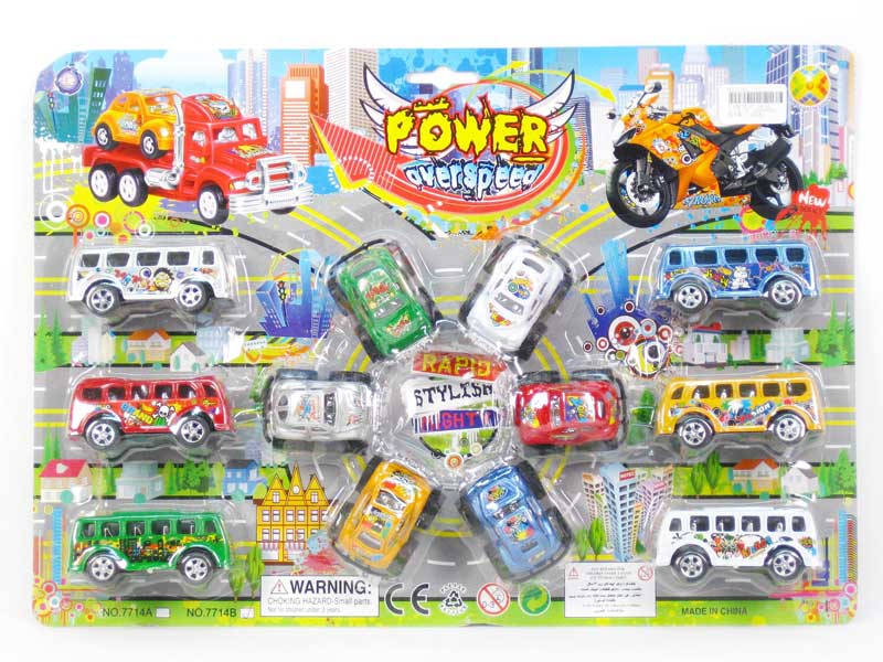 Pull Back Car(12in1) toys