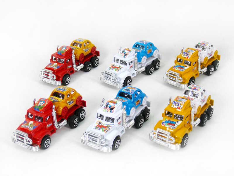 Pull Back Tow Truck(6in1) toys