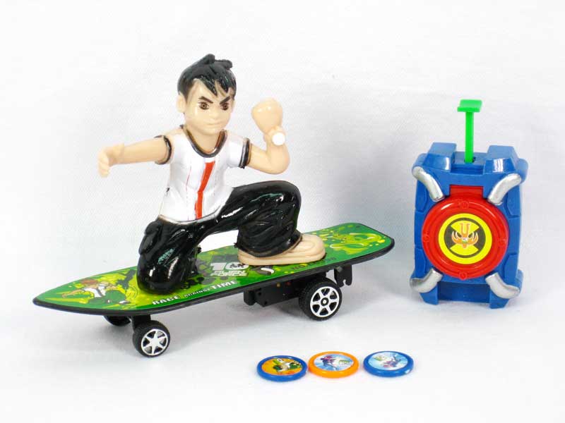 Pull Back Skate Board & Emitter(2S) toys