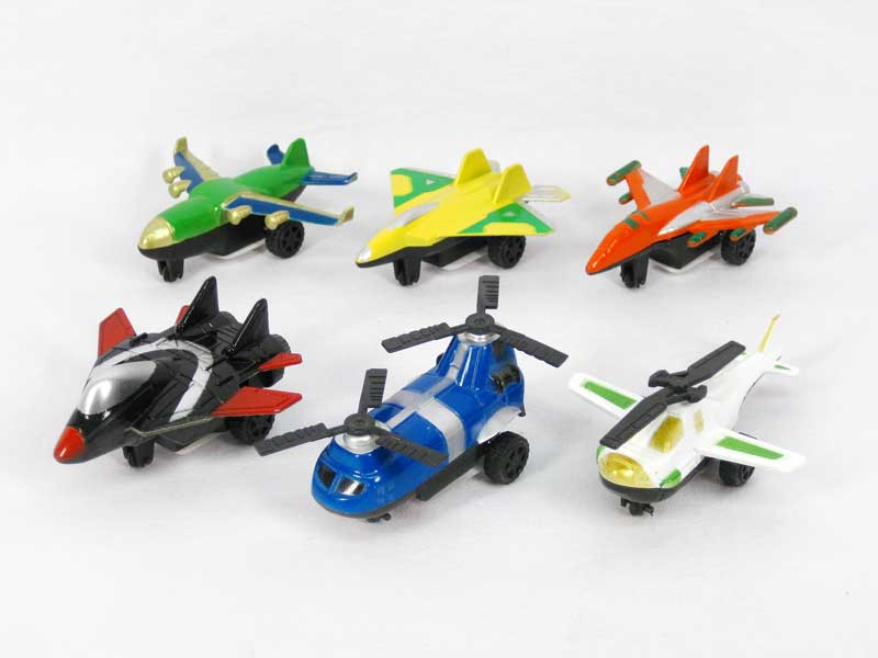 Pull Back Airplane(6S) toys