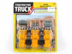 Pull Back Construction Car(3in1)