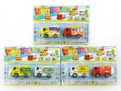 Pull Back  Container(2in1) toys