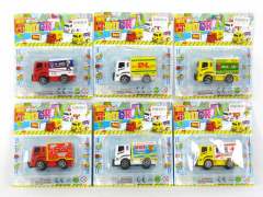 Pull  Back Container Car(6S3C) toys