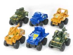 Pull Back Battle Car(6S) toys