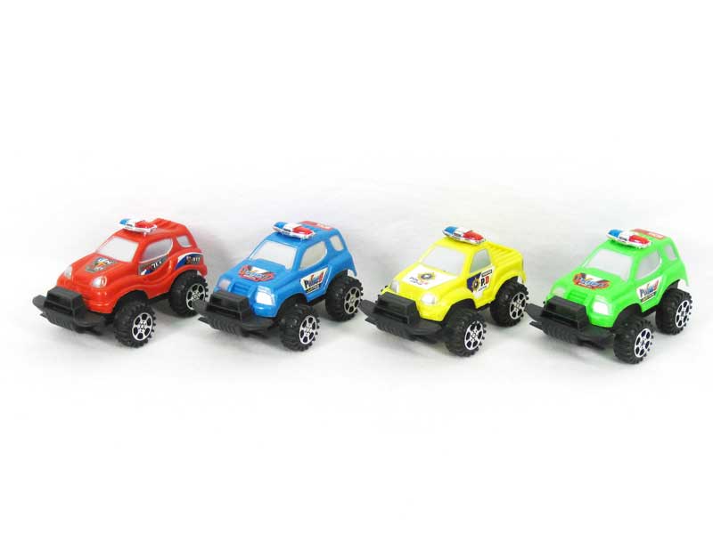 Pull Back Cross-country Police Car(4C)  toys