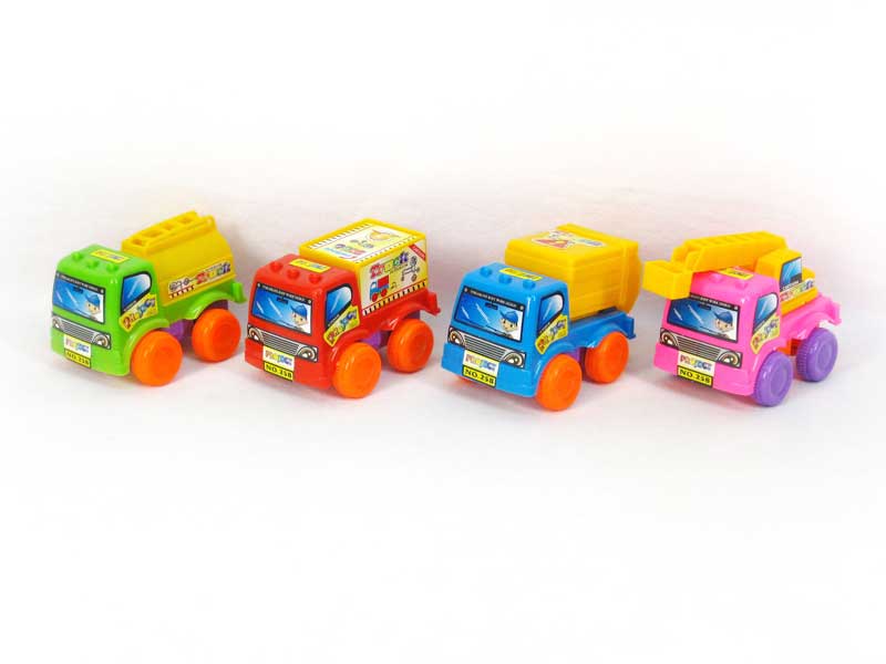 Pull  Back Construction Car(2S4C) toys