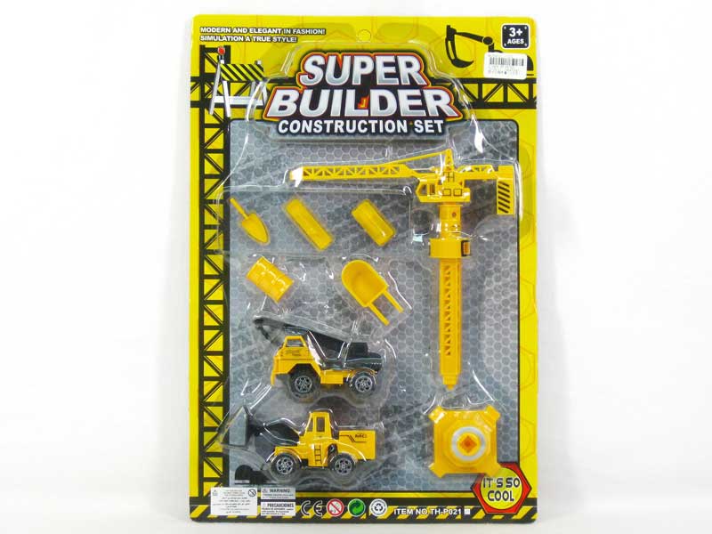 Pull Back Construction Car Set(2in1) toys