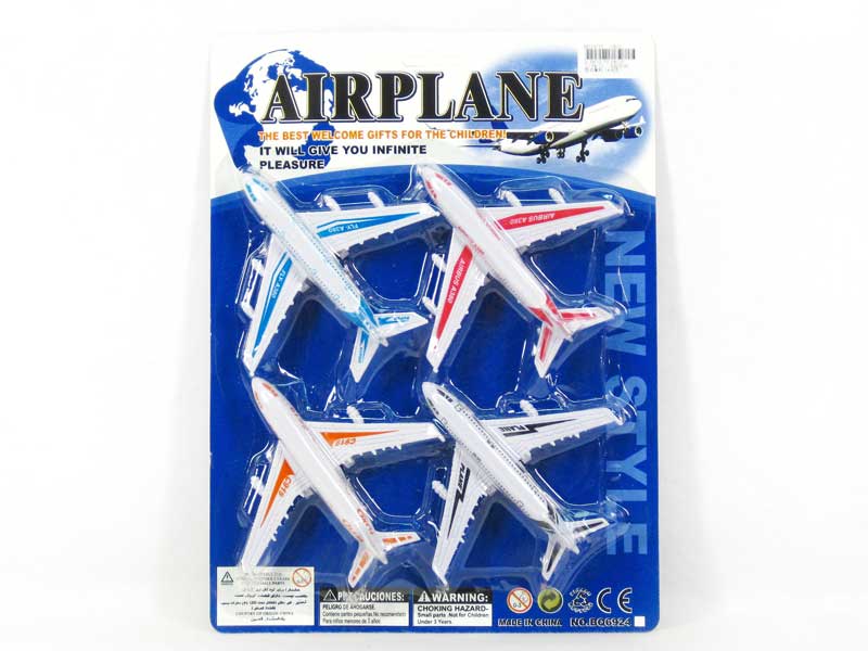 Pull Back Airplane(4 In 1 ) toys