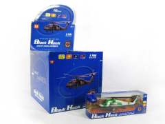 Die Cast Battleplane Pull Back W/L_S(12in1) toys