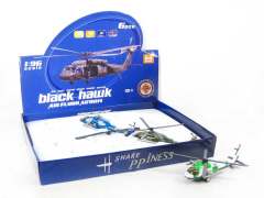 Die Cast Battleplane Pull Back W/L_S(6in1) toys