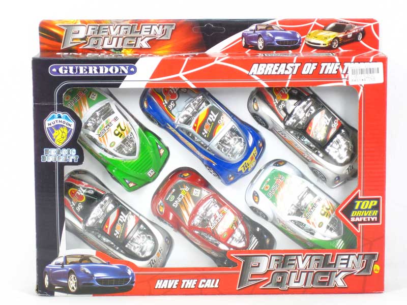 Pull Back Racing Car(6in1) toys