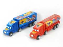 Pull Back Container & Tank Truck(2S2C) toys